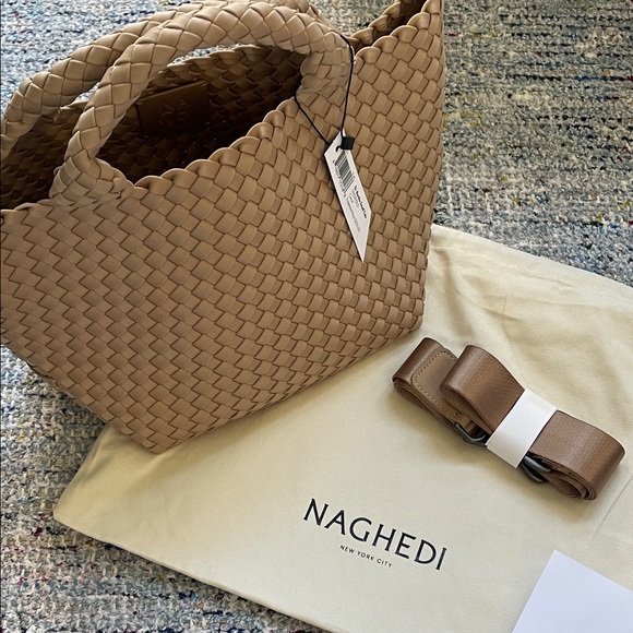 Naghedi Camel Small Mini St Barths Tote - Picture 1 of 10